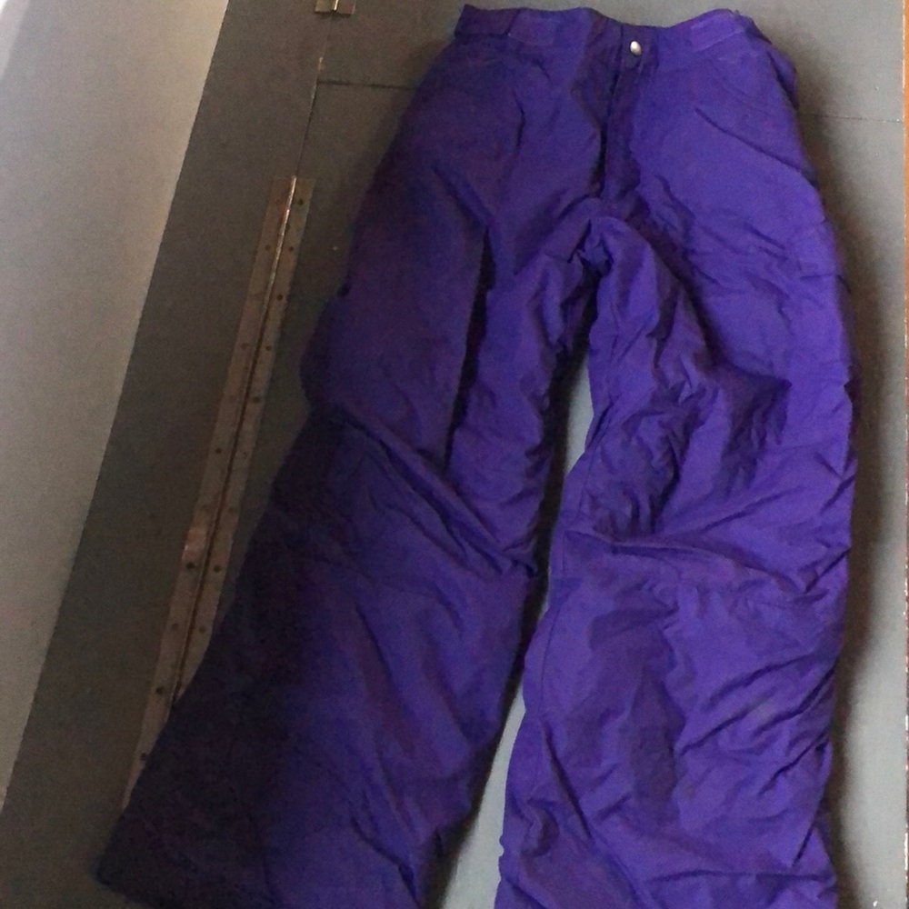 Columbia youth snow pants- purple
